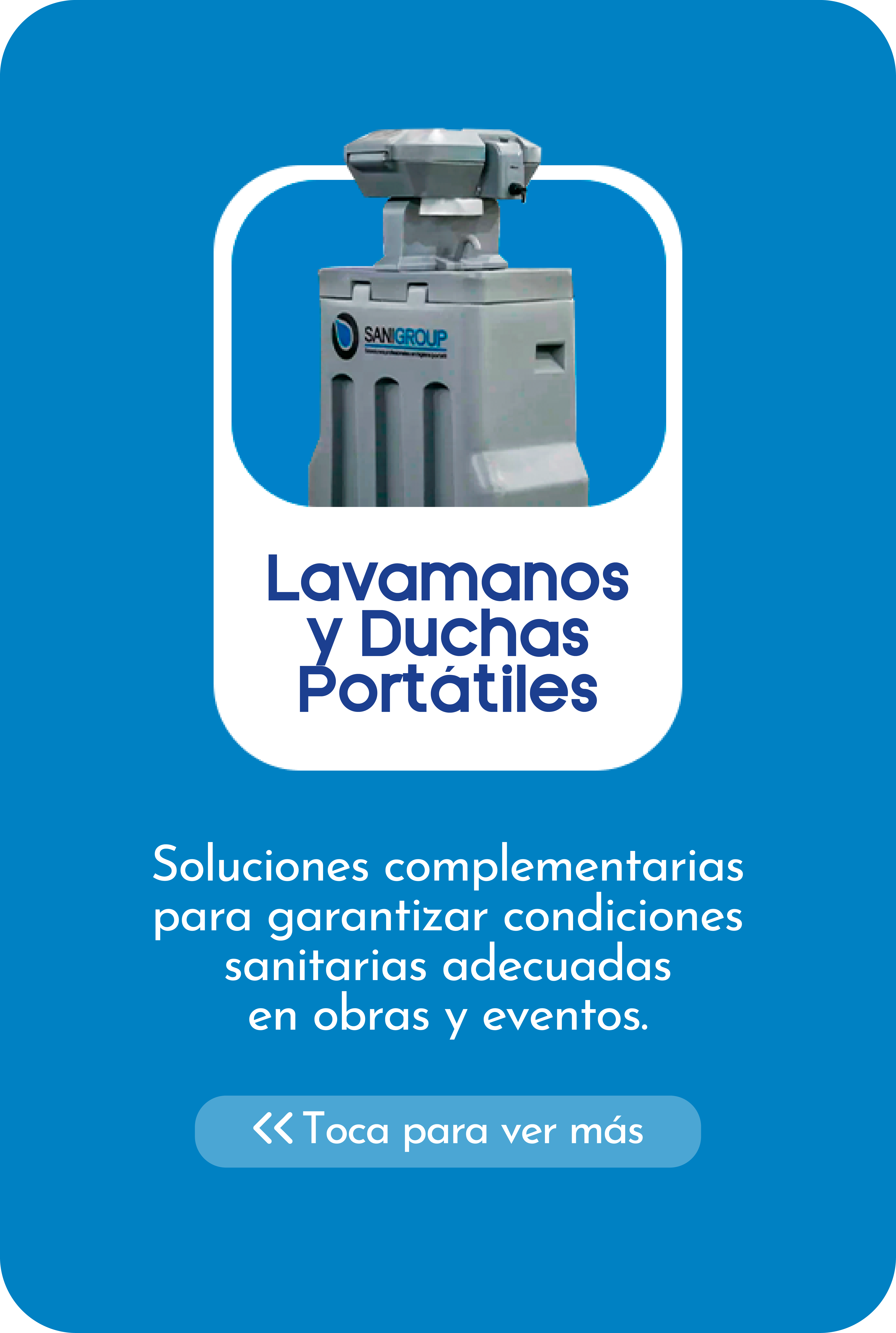 Lavamanos y Duchas Portátiles